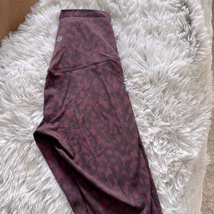 Lululemon High-Rise Align Printed Leggings-Size 2